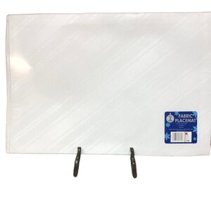 Placemats, 13x19 inches Set of 4 Lovely Snow White